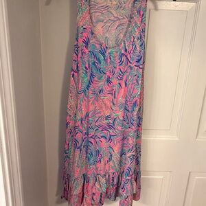 Lilly Pulitzer dress with ruffle - medium